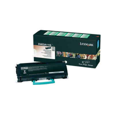 Immagine di Lexmark - Toner - Nero - X463A11G - non return program - 3.500 pag [X463A11G]