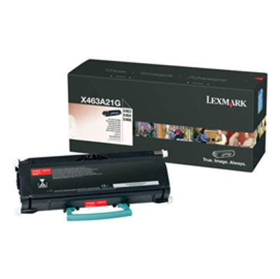 Immagine di Lexmark - Toner - Nero - X463A21G - non return program - 9.000 pag [X463A21G]