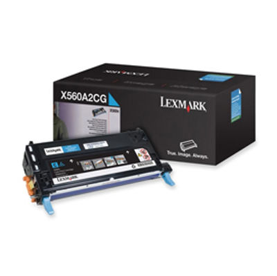 Immagine di Lexmark - Toner - Ciano - X560A2CG - 4.000 pag [X560A2CG]