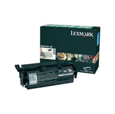 Immagine di Lexmark - Toner - Nero - X651H11E - return program - 25.000 pag [X651H11E]