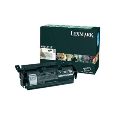 Immagine di Lexmark - Toner - Nero - X654X11E - return program - 36.000 pag [X654X11E]