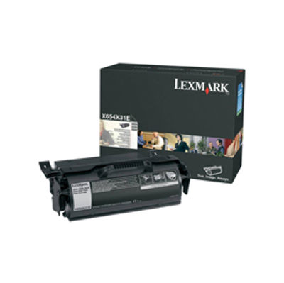 Immagine di Lexmark - Toner - Nero - X654X31E - return program - 36.000 pag [X654X31E]