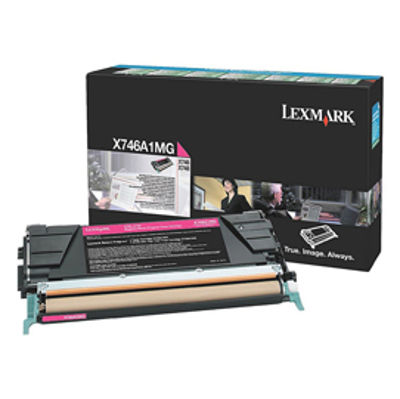 Immagine di Lexmark - Toner - Magenta - X746A1MG - return program - 7.000 pag [X746A1MG]