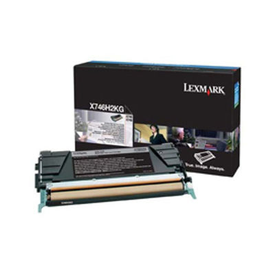 Immagine di Lexmark - Toner - Nero - X746H2KG - non return program - 12.000 pag [X746H2KG]