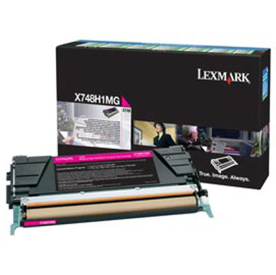 Immagine di Lexmark - Toner - Magenta - X748H1MG - return program - 10.000 pag [X748H1MG]