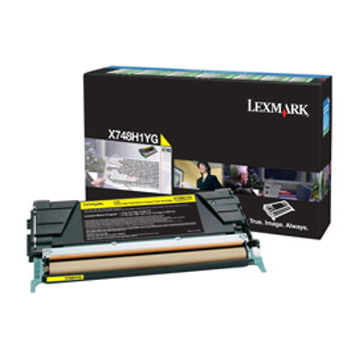 Immagine di Lexmark - Toner - Giallo - X748H1YG - return program - 10.000 pag [X748H1YG]