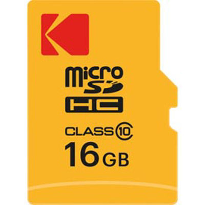 Immagine di Kodak - Micro SDHC Class 10 Extra - EKMSDM16GHC10CK - 16GB [EKMSDM16GHC10CK]