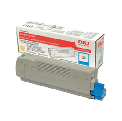 Immagine di Oki - Toner - Ciano - C5600 C5700 - 43381907 - 2.000 pag [43381907]