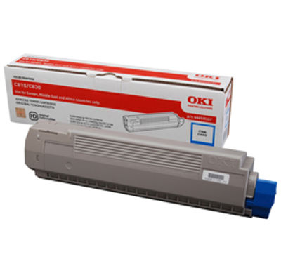 Immagine di TONER CIANO C-810 C-830 [44059107]