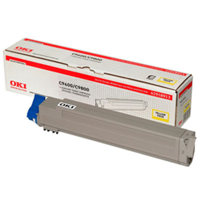 Immagine di Oki - Toner - Giallo - C9600 C9800 - 42918913 - 15.000 pag [42918913]