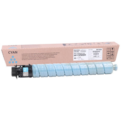 Immagine di TONER CIANO LUNGA DURATA PER AFICIO MPC2003/2503 DURATA 7.910 PAG EDP CODE 841928 TYPER C2503H [841928]