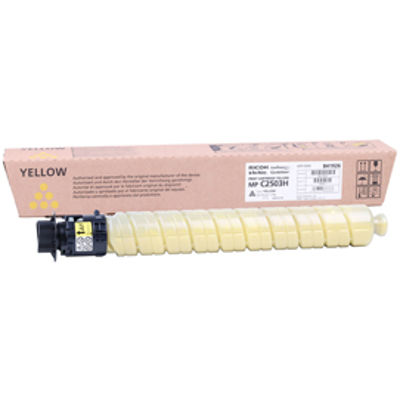 Immagine di TONER GIALLO LUNGA DURATA PER AFICIO MPC2003/2503 DURATA 7.910 PAG EDP CODE 841926 TYPEC2503H [841926]