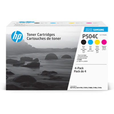 Immagine di Hp/Samsung - Conf. 4 cartucce - C/M/Y/K - CLT-P504C - SU400A [SU400A]