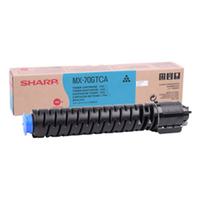 Immagine di Sharp - Toner - Ciano - MX70GTCA - 32.000 pag [MX70GTCA]