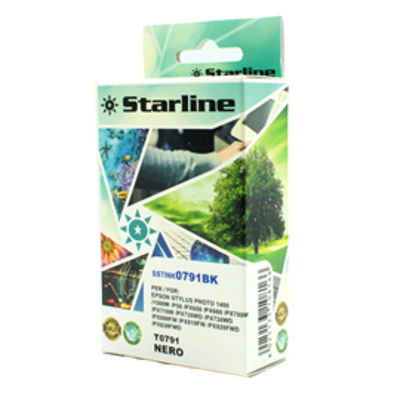 Immagine di Starline - Cartuccia ink - per Epson - Nero - C13T079140 - 13,8ml [JNEP0791B]