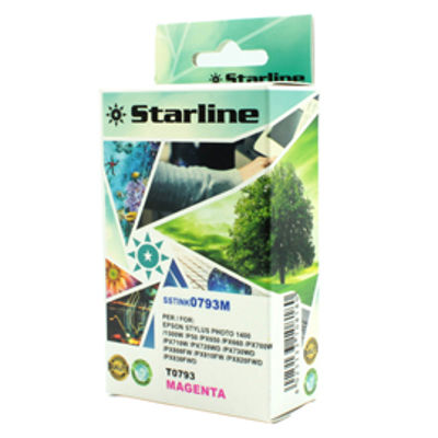 Immagine di Starline - Cartuccia ink - per Epson - Magenta - C13T079340 - 13,8ml [JNEP0793M]