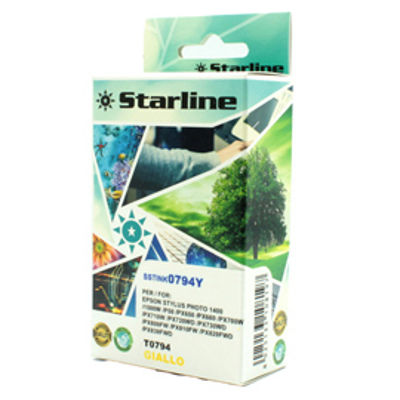 Immagine di Starline - Cartuccia ink - per Epson - Giallo - C13T079440 - 13,8ml [JNEP0794Y]