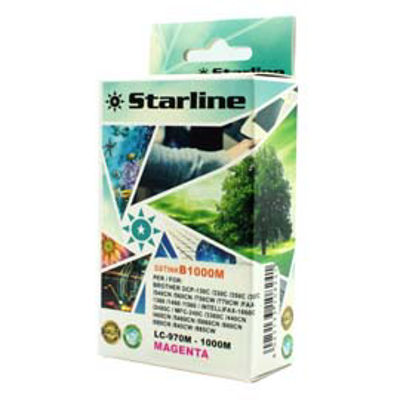 Immagine di Starline - Cartuccia ink - per Brother - Magenta - LC1000MA - 20ml [JNBR1000M]