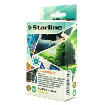 Immagine di Starline - Cartuccia ink - per Brother - Giallo - LC1000YE - 20ml [JNBR1000Y]