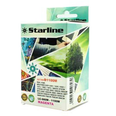 Immagine di Starline - Cartuccia ink - per Brother - Magenta - LC980MA - 16ml [JNBR980M]