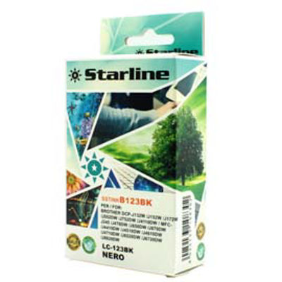 Immagine di Starline - Cartuccia ink - per Brother - Nero - LC123 BK  - 20,6ml [JNBR123B]