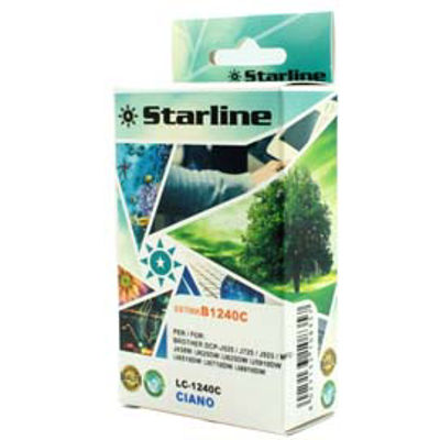 Immagine di Starline - Cartuccia ink - per Brother - Ciano - LC1240C - 12ml [JNBR1240C]