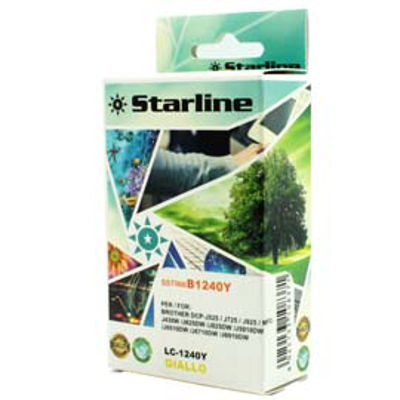 Immagine di Starline - Cartuccia ink - per Brother - Giallo - LC1240Y - 12ml [JNBR1240Y]