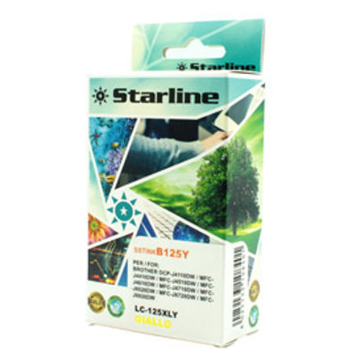 Immagine di Starline - Cartuccia ink - per Brother - Giallo - LC125XLY - 16,6ml [JNBR125Y]