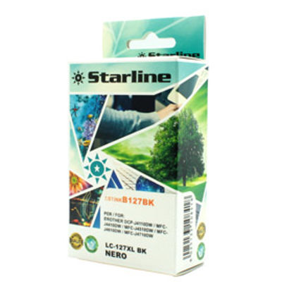 Immagine di Starline - Cartuccia ink - per Brother - Nero - LC127XLBK - 28ml [JNBR127B]