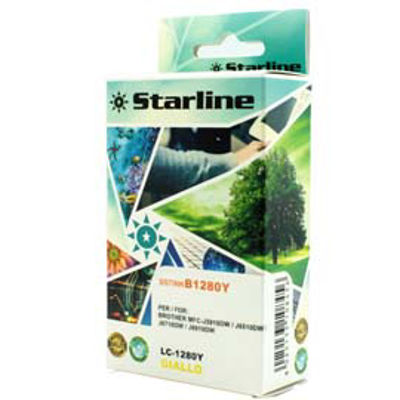 Immagine di Starline - Cartuccia ink - per Brother - Giallo - LC1280YE - 16,6ml [JNBR1280Y]