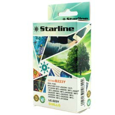 Immagine di Starline - Cartuccia ink - per Brother - Giallo - LC223Y - 9ml [JNBR223Y]