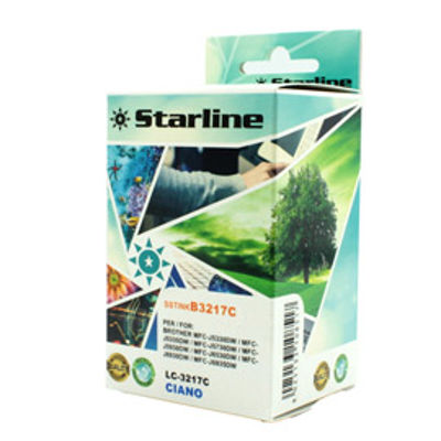 Immagine di Starline - Cartuccia ink - per Brother - Ciano - LC3217C - 9ml [JNBR3217C]