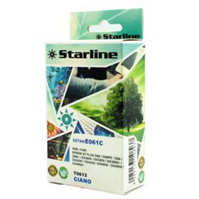 Immagine di Starline - Cartuccia ink - per Epson - Ciano - C13T061240 - 14ml [JNEP61C]