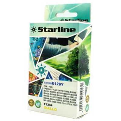 Immagine di Starline - Cartuccia ink - per Epson - Giallo - C13T12944010 - 10ml [JNEP129Y]