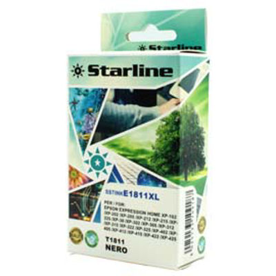 Immagine di Starline - Cartuccia ink - per Epson - Nero - C13T1811010 - 14,6ml [JNEP18B]