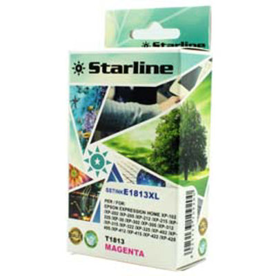 Immagine di Starline - Cartuccia ink - per Epson - Magenta - C13T1813010 - 10ml [JNEP18M]