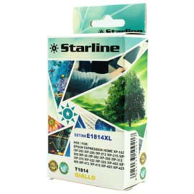 Immagine di Starline - Cartuccia ink - per Epson - Giallo - C13T1814010 - 10ml [JNEP18Y]