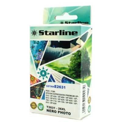 Immagine di Starline - Cartuccia ink - per Epson - Nero Photo - C13T26314010 - 11ml [JNEP26PB]