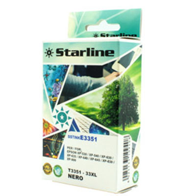 Immagine di Starline - Cartuccia ink - per Epson - Nero - C13T33514010 - 14ml [JNEP33B]