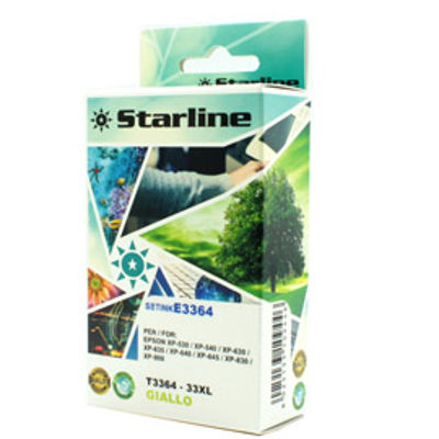 Immagine di Starline - Cartuccia ink - per Epson - Giallo - C13T33644010 - 11ml [JNEP33Y]