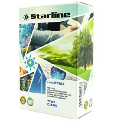 Immagine di Starline - Cartuccia ink - per Epson - Ciano - T7902 - 19ml [JNEP79C]