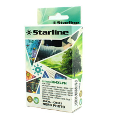 Immagine di Starline - Cartuccia ink - per Hp - Nero Photo - CB322E - 14,6ml [JNHP364PB]