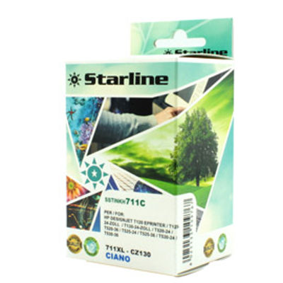 Immagine di Starline - Cartuccia ink - per Hp - Ciano - CZ130A - 26ml [JNHP711C]