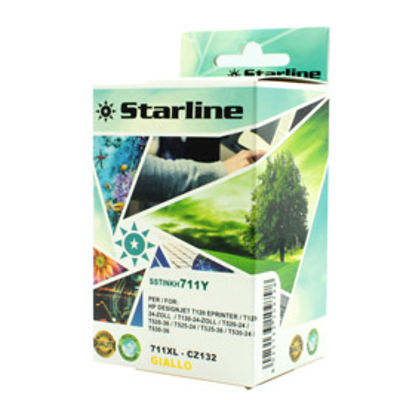 Immagine di Starline - Cartuccia ink - per Hp - Giallo - CZ132A - 26ml [JNHP711Y]