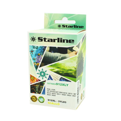 Immagine di Cartuccia Ink Starline Giallo HP 912 XL [JRHP912Y]