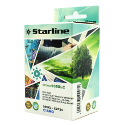 Immagine di Starline - Cartuccia ink - per Hp - Ciano - C2P24AE - 27ml [JNHP935C]