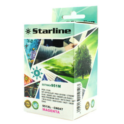 Immagine di Starline - Cartuccia ink - per Hp - Magenta - CN047AN - 26ml [JNHP951M]