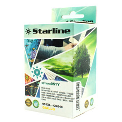 Immagine di Starline - Cartuccia ink - per Hp - Giallo - CN048AN - 26ml [JNHP951Y]