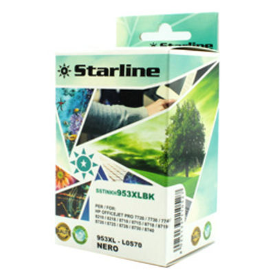 Immagine di Starline - Cartuccia ink - per Hp - Nero - HPL0S70AE - 58ml [JNHP953B]