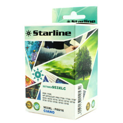 Immagine di Starline - Cartuccia ink - per Hp - Ciano - HPF6U16AE - 26ml [JNHP953C]